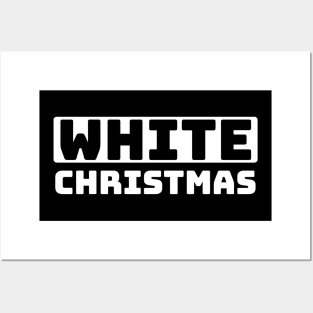 White christmas Posters and Art